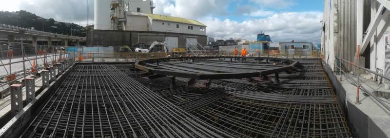Holcim Silo Pad Wellington Wharf