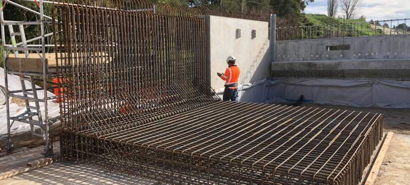 Waikato Expressway Hamilton East Project Mangaonua Wingwalls